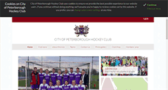 Desktop Screenshot of cityofpeterboroughhockeyclub.co.uk