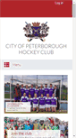 Mobile Screenshot of cityofpeterboroughhockeyclub.co.uk